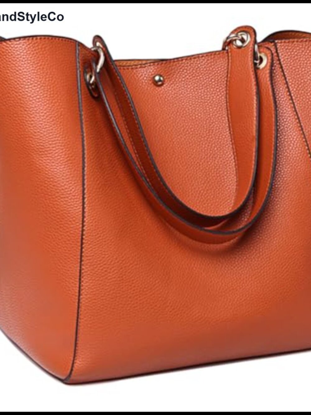 Large Work Tote Bag Women Big Bucket Purses Faux Leather Shoulder Handbag